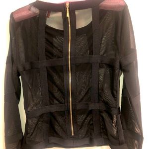 AKIRA Mesh Long Sleeve Top - Medium (never worn)